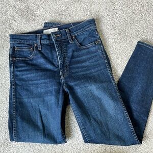Madewell skinny jeans.